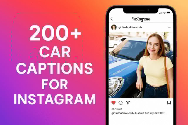 Car Captions for Instagram