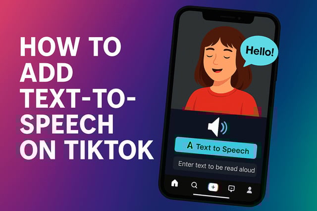How to Add Text-to-Speech on TikTok in 2025