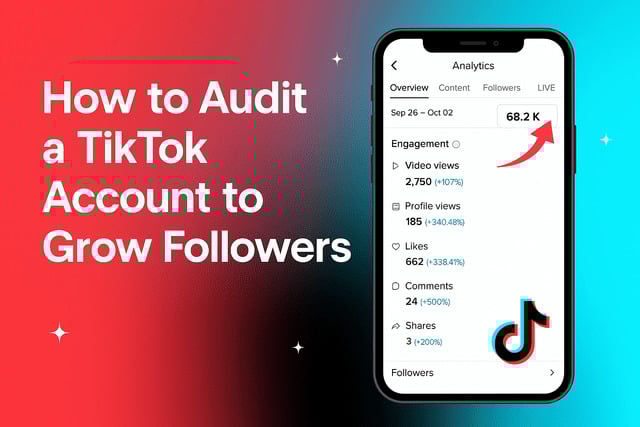 how to audit a tiktok account to grow followers
