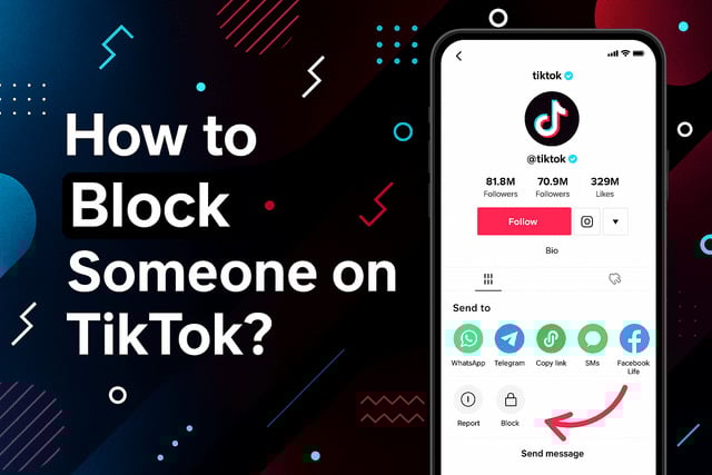 how to block someone on tiktok
