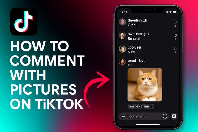 How to Comment with Pictures on TikTok