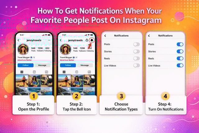 How To Get Notifications When Your Favorite People Post On Instagram