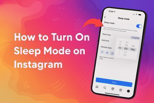 How to Turn On Sleep Mode on Instagram