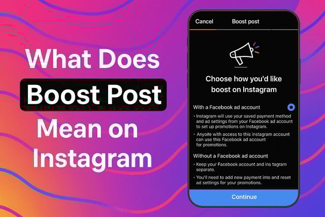 What Does Boost Post Mean on Instagram