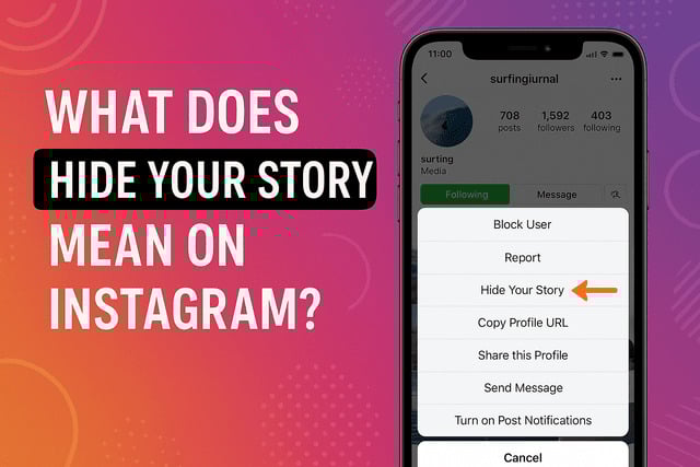 What Does Hide Your Story Mean on Instagram