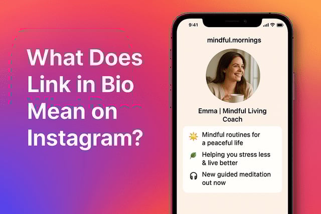 what does link in bio mean on instagram