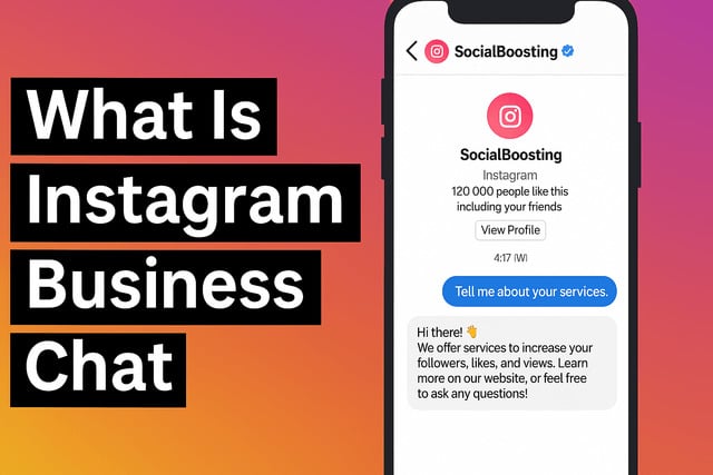 what is instagram business chat