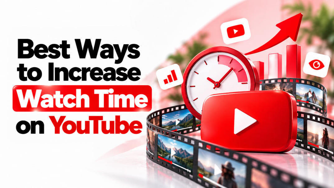 Best and Most Effective Ways to Increase the Watch Time on YouTube