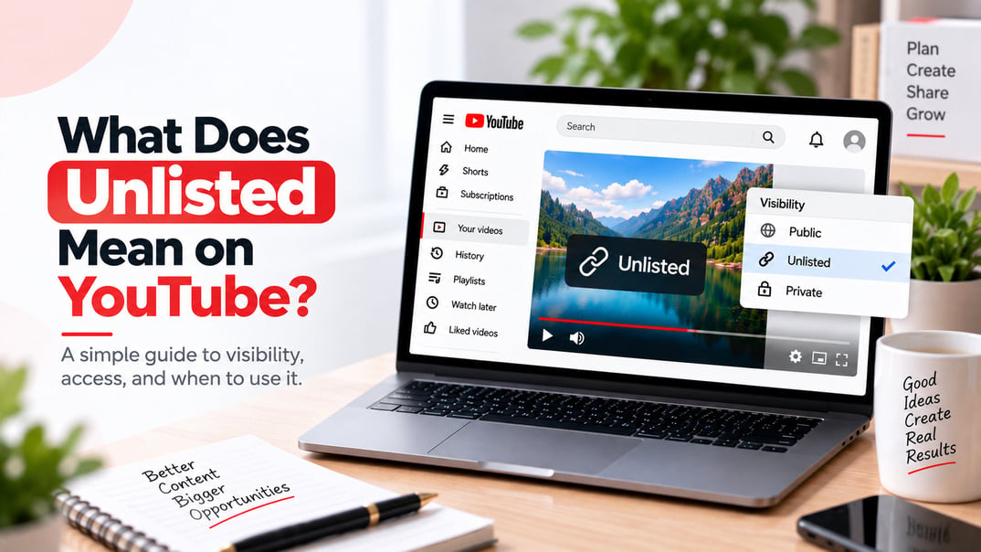 What Does Unlisted Mean on YouTube - What You Should Know